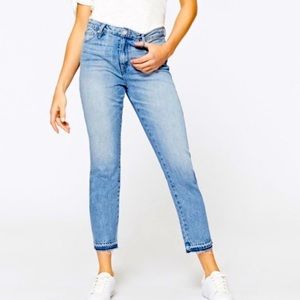 Sanctuary Charli High Rise Raw Hem Jeans